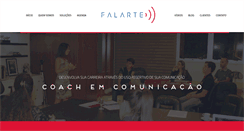 Desktop Screenshot of falarte.com.br