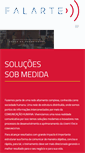 Mobile Screenshot of falarte.com.br