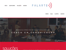 Tablet Screenshot of falarte.com.br
